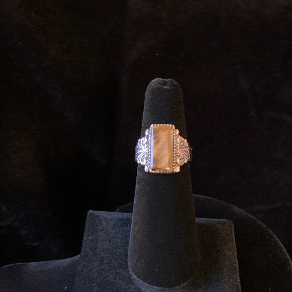 Ss Tiger Eye Ring - image 2